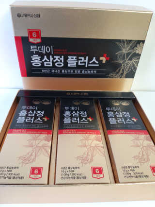 서울약사신협_투데이홍삼정플러스스틱_10g x 30포 — 5점을 준 리뷰어가 2020년 11월 올린 사용 사진