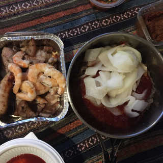 [해주냉면] 신천맛집 매운 비빔냉면 2인분 + 무절임 — 2.5점을 준 리뷰어가 2020년 5월 올린 사용 사진