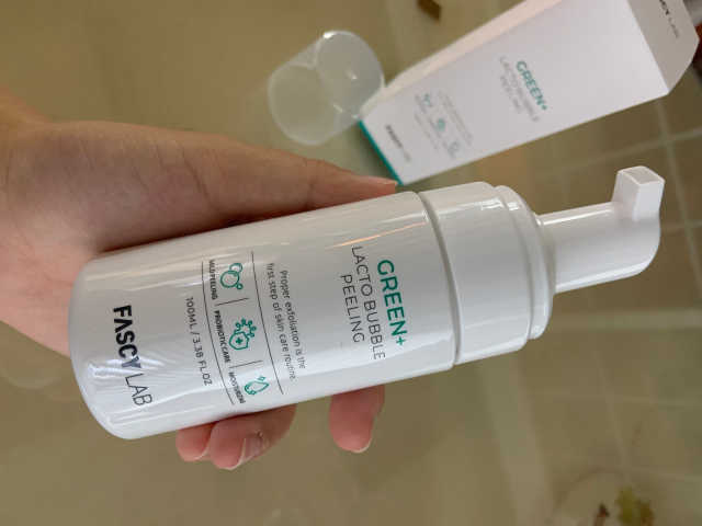파시랩 그린 플러스 락토 버블 필링 리뷰 사진