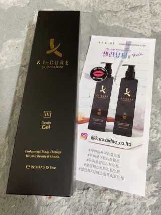 [두피헤어 트리트먼트] 케이원큐어 스켈프 젤 270ml — 5점을 준 리뷰어가 2020년 10월 올린 사용 사진