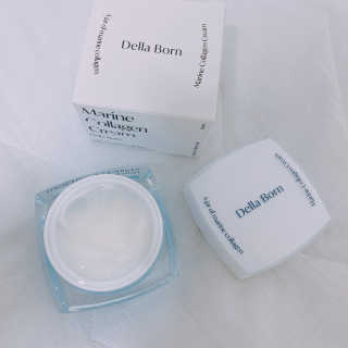 델라본 마린 콜라겐 수분크림 — 5점을 준 리뷰어가 2020년 7월 올린 사용 사진