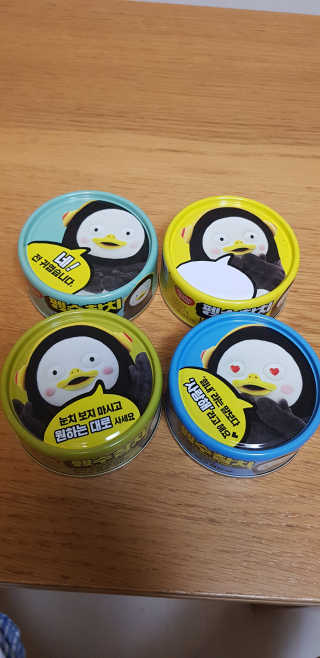 동원참치 펭수참치 — 5점을 준 리뷰어가 2020년 7월 올린 사용 사진