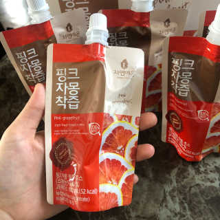 자연에온 핑크 자몽 착즙 100mL 10개입 2BOX — 4점을 준 리뷰어가 2020년 11월 올린 사용 사진