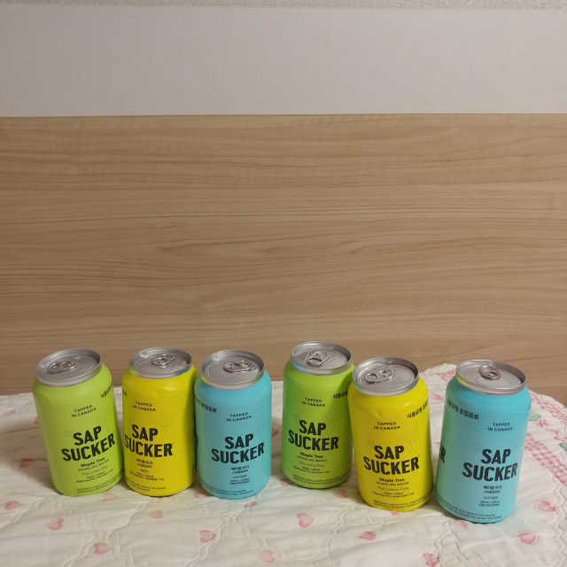 메이플 스파클링 워터 355ml 6캔 리뷰 사진