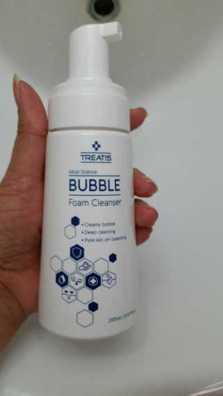 트리티스 [TREATIS] Bubble Foam Cleanser 200ml — 5점을 준 리뷰어가 2021년 1월 올린 사용 사진