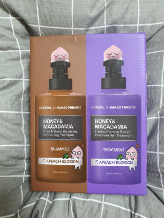 KUNDAL [쿤달 X 카카오프렌즈] 샴푸/트리트먼트 500ml 2구 세트 — 5점을 준 리뷰어가 2020년 11월 올린 사용 사진