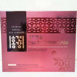 홍건강 해피한삼 진 홍삼정 원데이스틱 10g x 30포 — 5점을 준 리뷰어가 2020년 5월 올린 사용 사진
