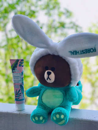 포레스트힐 SS 그린 밸런스 클렌져 100ml + 헤어밴드 — 5점을 준 리뷰어가 2020년 4월 올린 사용 사진