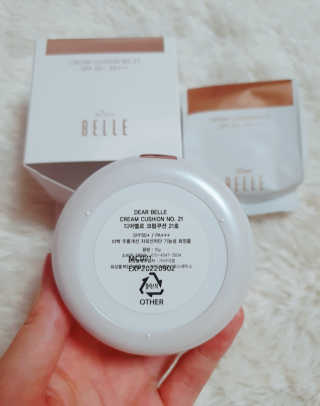 디어벨르 크림쿠션 DEAR BELLE CREAM COUSION — 5점을 준 리뷰어가 2020년 9월 올린 사용 사진