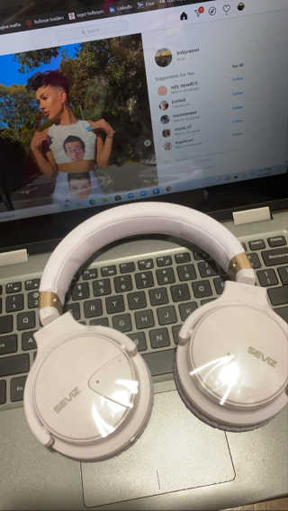 SEVIZ Bluetooth Headphones 10 3color — 5점을 준 리뷰어가 2020년 8월 올린 사용 사진