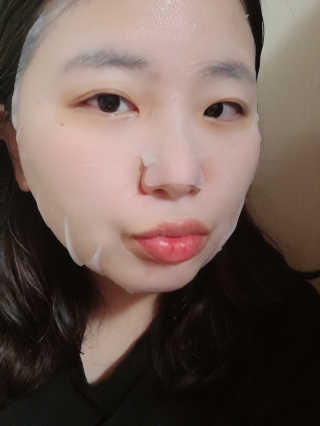 프레이즈코스메틱스 프레이즈코스메틱 시트 마스크 4종 — 5점을 준 리뷰어가 2020년 12월 올린 사용 사진