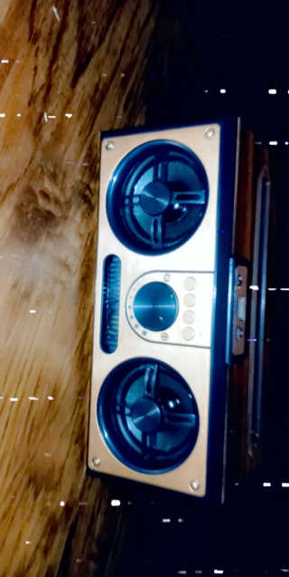 SEVIZ RETRO20W 레트로 블루투스 스피커 — 4점을 준 리뷰어가 2020년 7월 올린 사용 사진