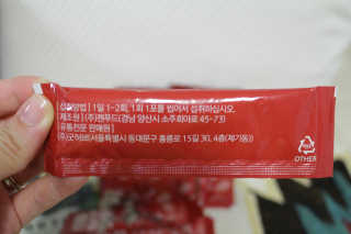 조은약초 석류콜라겐 석류즙 석류쪼옥 젤리 스틱 15포 x 20g — 4.5점을 준 리뷰어가 2020년 8월 올린 사용 사진