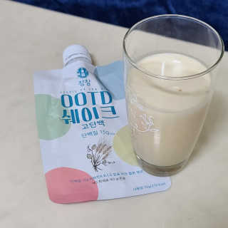 [꾸콤] 참참 OOTD쉐이크 고단백 일주일세트 50g x 5 — 5점을 준 리뷰어가 2020년 10월 올린 사용 사진