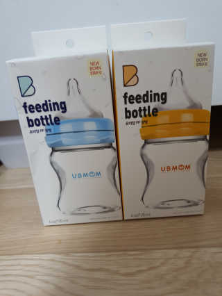 유비맘 신생아젖병 120ml 트리플팩_ 젖꼭지 포함 — 5점을 준 리뷰어가 2020년 8월 올린 사용 사진
