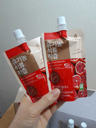 자연에온 유기농 석류 착즙 100mL 10개입 2BOX — 5점을 준 리뷰어가 2020년 11월 올린 사용 사진