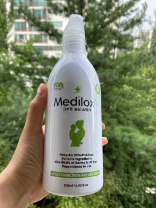 Medilox 메디록스 살균소독제_3종 500ml [택 1] — 5점을 준 리뷰어가 2020년 8월 올린 사용 사진