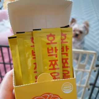 조은약초 국산 늙은 호박즙 호박쪼옥 젤리 20g x 15포 — 5점을 준 리뷰어가 2020년 8월 올린 사용 사진