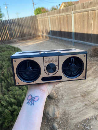 SEVIZ RETRO20W 레트로 블루투스 스피커 — 4.5점을 준 리뷰어가 2020년 7월 올린 사용 사진
