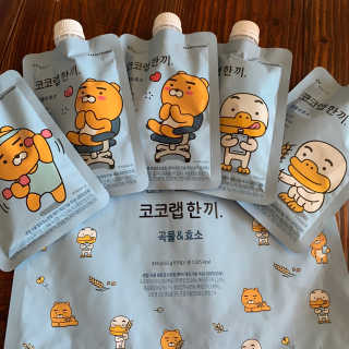 [코코랩] 코코랩 한끼 4 종 중 1종 랜덤 발송 — 5점을 준 리뷰어가 2020년 5월 올린 사용 사진