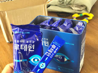서울약사신협_내몸애눈건강루테인_2g x 50포 — 5점을 준 리뷰어가 2020년 11월 올린 사용 사진