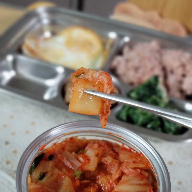 심영순 비건 맛김치 500g 리뷰 사진
