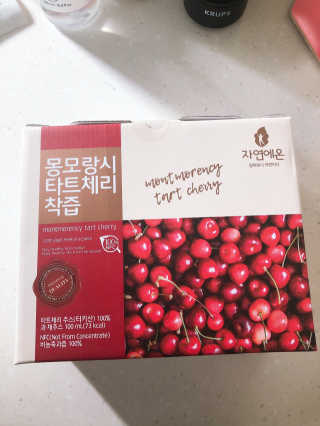 자연에온 몽모랑시 타트체리 착즙 100mL 10개입 2BOX — 4점을 준 리뷰어가 2020년 11월 올린 사용 사진