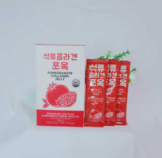 조은약초 석류콜라겐 석류즙 석류쪼옥 젤리 스틱 15포 x 20g — 4점을 준 리뷰어가 2020년 8월 올린 사용 사진