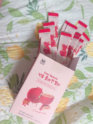 365더건강 에버뷰티 석류콜라겐 젤리 — 5점을 준 리뷰어가 2020년 8월 올린 사용 사진