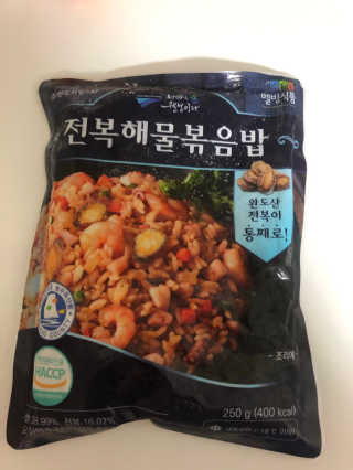 바다는다웰빙이다 전복해물볶음밥/전복김치볶음밥 250g-4봉지 — 3.5점을 준 리뷰어가 2020년 11월 올린 사용 사진
