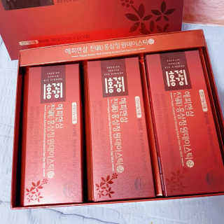 홍건강 해피한삼 진 홍삼정 원데이스틱 10g x 30포 — 5점을 준 리뷰어가 2020년 5월 올린 사용 사진