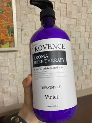 프로방스 바이올렛 퍼퓸 트리트먼트 1000ml 업그레이드 — 5점을 준 리뷰어가 2020년 8월 올린 사용 사진