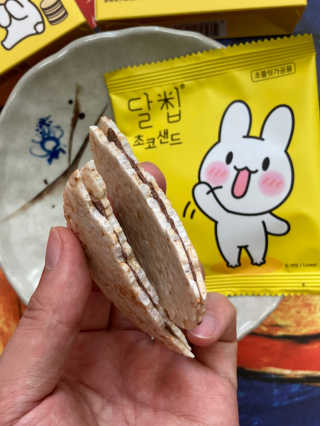 네이처오다 달칩 초코샌드 — 5점을 준 리뷰어가 2020년 10월 올린 사용 사진