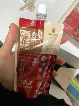 자연에온 몽모랑시 타트체리 착즙 100mL 10개입 2BOX — 5점을 준 리뷰어가 2020년 10월 올린 사용 사진