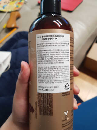 퓨라도르 헤어 씨닝 테라피 컨디셔서 473ml 외 — 5점을 준 리뷰어가 2020년 10월 올린 사용 사진