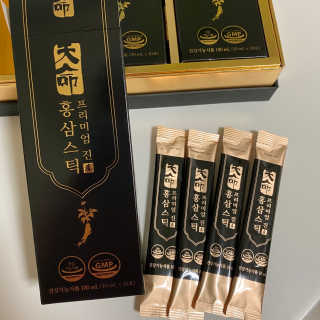 헬스업_천명진프리미엄홍삼스틱_10ml x 30포 — 4.5점을 준 리뷰어가 2020년 11월 올린 사용 사진