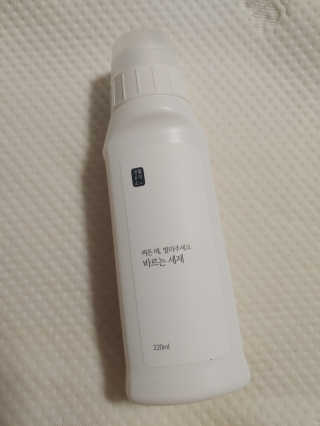 [생활공작소] 바르는 세제 220ml x 3입 — 5점을 준 리뷰어가 2020년 9월 올린 사용 사진