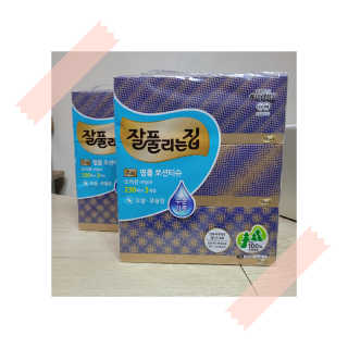 잘풀리는집 부드러운 모이스처 보습 미용 티슈 230매 — 5점을 준 리뷰어가 2020년 9월 올린 사용 사진