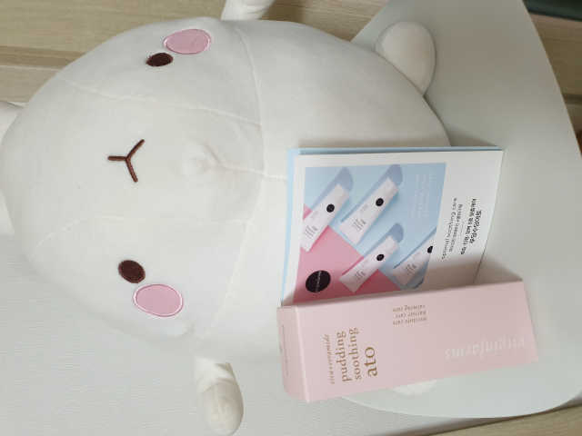 냉장고에 넣어요, 붉은 트러블 피부 다음날 진정되요 [버진팜스 푸딩수딩아토] 리뷰 사진