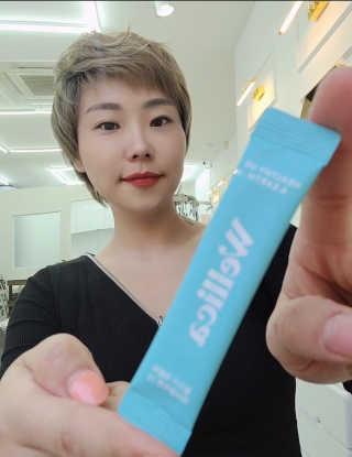 웰리카 저분자 피쉬 콜라겐 — 5점을 준 리뷰어가 2020년 11월 올린 사용 사진