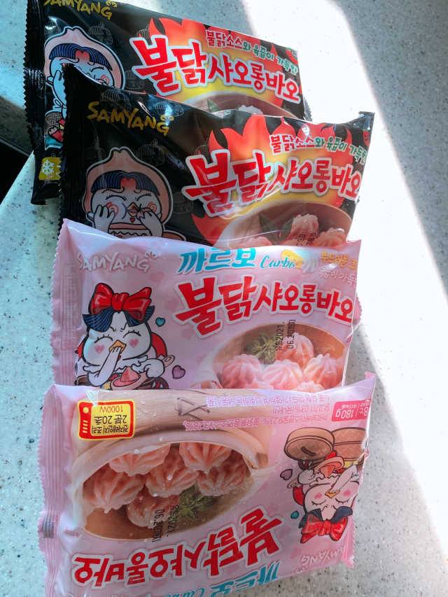 [삼양] 불닭샤오롱바오+까르보불닭샤오롱바오 2세트구성 리뷰 사진