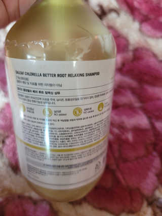 달리프 클로렐라 베러 루트 릴렉싱 샴푸 500ml — 5점을 준 리뷰어가 2020년 12월 올린 사용 사진