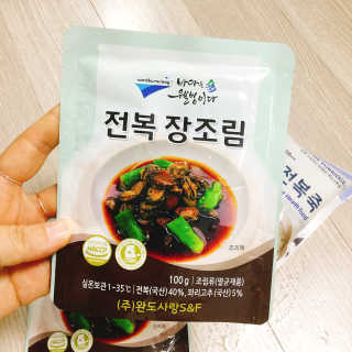 바다는다웰빙이다 완도사랑 전복죽 250g - 2팩 + 전복장조림 2팩 — 4.5점을 준 리뷰어가 2020년 8월 올린 사용 사진
