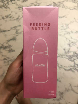 유비맘 PPSU 젖병 노꼭지_260ml_컬러 랜덤 발송 — 5점을 준 리뷰어가 2020년 7월 올린 사용 사진