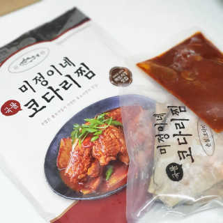 미정이네 코다리찜 [미정이네] 코다리찜 간편식 요리키트 — 5점을 준 리뷰어가 2020년 4월 올린 사용 사진
