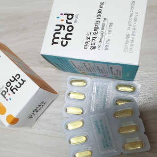 JW중외제약 마이코드 알티지 오메가3 1000 mg — 5점을 준 리뷰어가 2020년 7월 올린 사용 사진