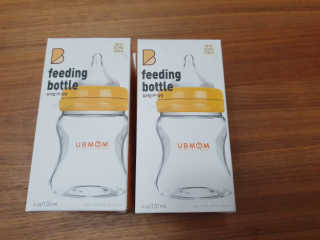 유비맘 신생아젖병 120ml 트리플팩_ 젖꼭지 포함 — 4점을 준 리뷰어가 2020년 6월 올린 사용 사진