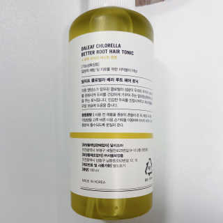 달리프 클로렐라 베러 루트 헤어토닉 100ml — 5점을 준 리뷰어가 2020년 11월 올린 사용 사진