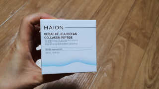 바르는콜라겐 하이온 제주바다보배 슬리핑마스크 100mL — 4점을 준 리뷰어가 2020년 6월 올린 사용 사진
