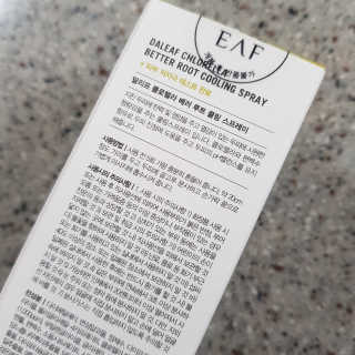 달리프 클로렐라 베러 루트 쿨링 스프레이 100ml — 5점을 준 리뷰어가 2020년 8월 올린 사용 사진